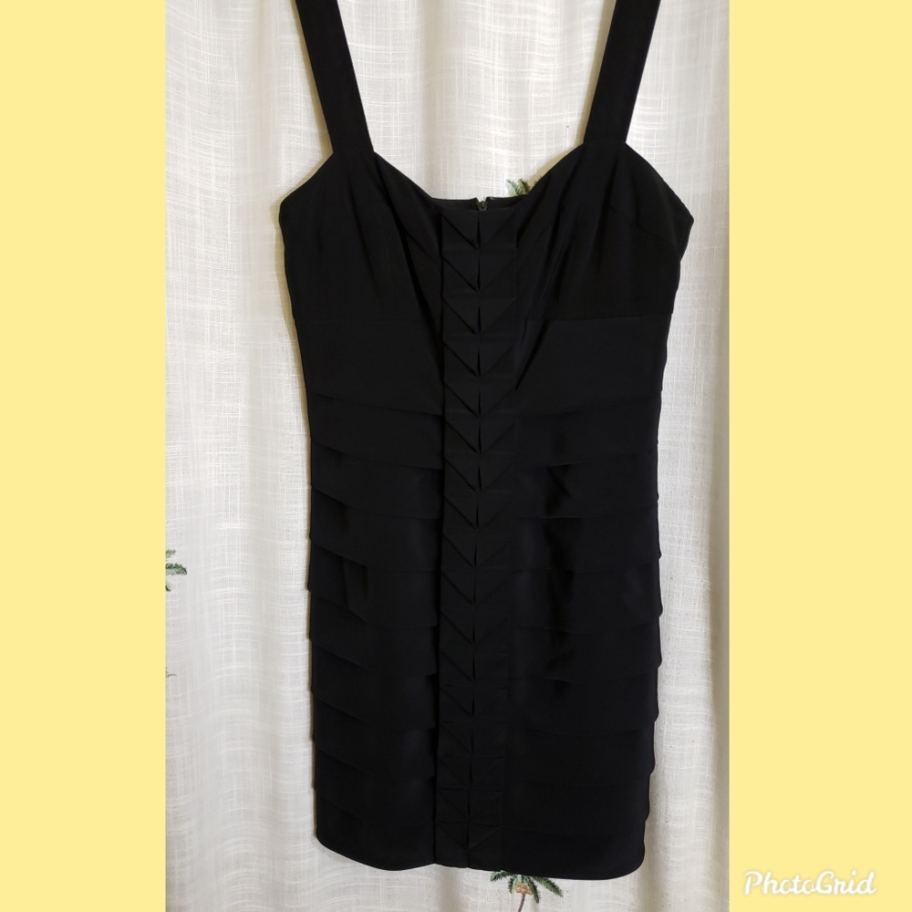 Black strap dress